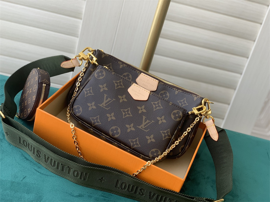Louis Vuitton favorite multi pochette accessories designer bags 5pcs L LV flower pattern PU leather cheap style ladies purses shoulder cross, Pink
Louis Vuitton favorite multi pochette accessories designer bags 5pcs L LV flower pattern PU leather cheap style ladies purses shoulder cross, Pink