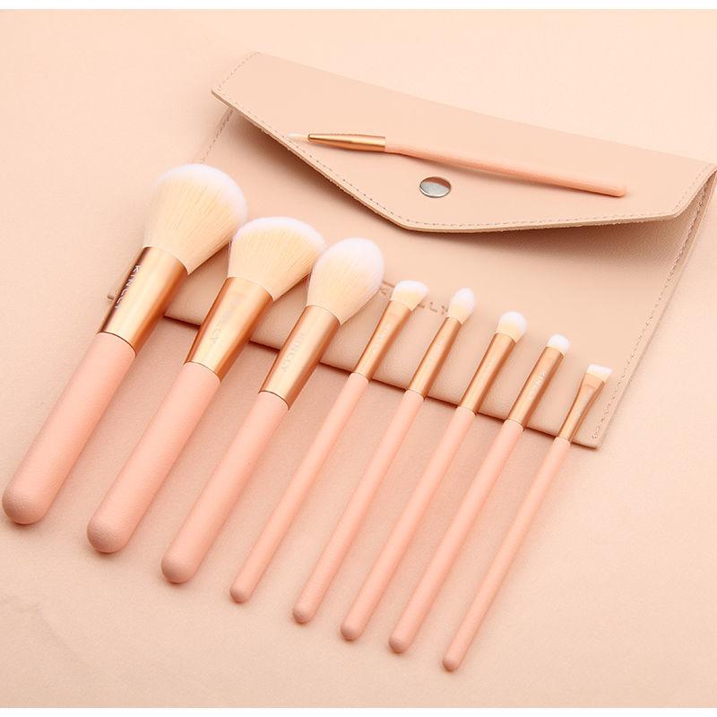 Makeup Brushes 9pcs Classic Synthetic Hair Powder Foundation Eye Shadow Blush Blending Blender Make Up Brush Set Cosmetics Tool