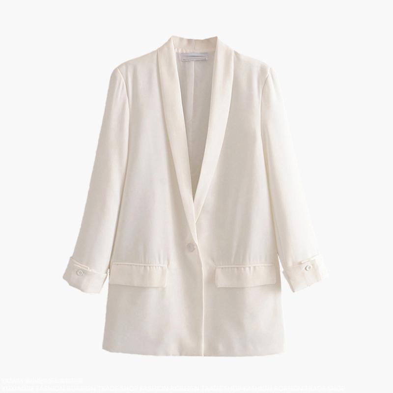 Women' Suits & Blazers Shopping Mall Tail Order Brand Discount Cut Label Big Casual Small Suit Coat Clothing Ladies Tops, White
Women' Suits & Blazers Shopping Mall Tail Order Brand Discount Cut Label Big Casual Small Suit Coat Clothing Ladies Tops, White