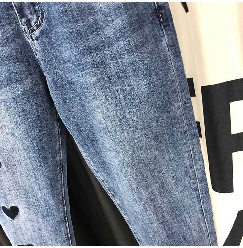 Women Denim Harem Pants Loose Casual Korean Mom Jean Boyfriend Jeans For mid Waist Plus Size 210922