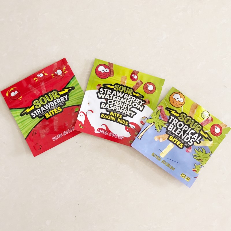 In stock packaging bags Sour Tropical Blend 600mg Gummy Bites Edibles mylar bag Smell proof Baggies california
In stock packaging bags Sour Tropical Blend 600mg Gummy Bites Edibles mylar bag Smell proof Baggies california