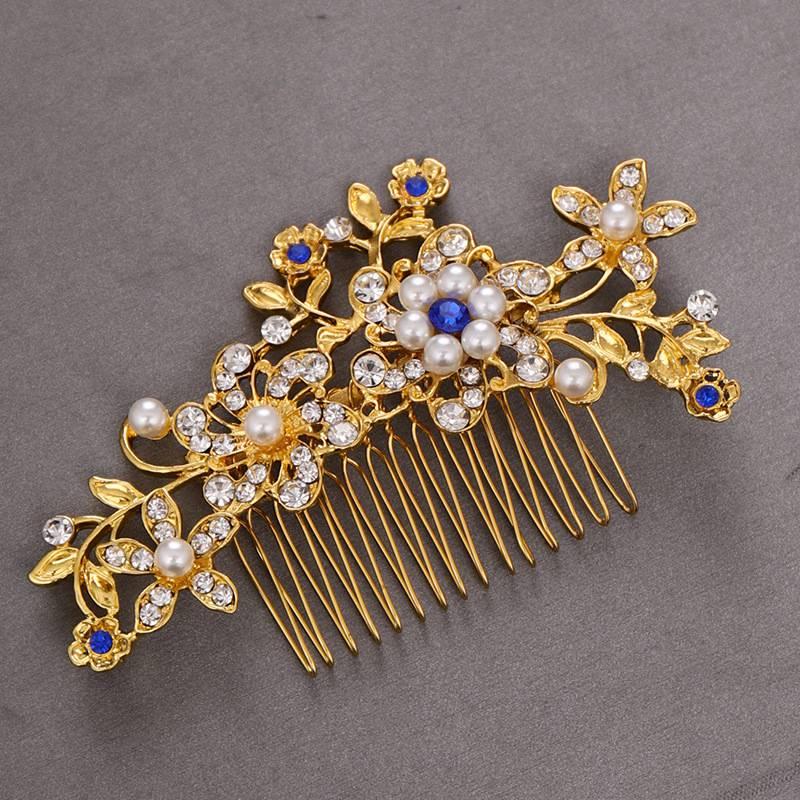 Hair Clips & Barrettes Comb Classic Crystal Bride Handmade Pearl Beaded Headdress Wedding Dress Accessories Jewelry Golden, Golden;silver
Hair Clips & Barrettes Comb Classic Crystal Bride Handmade Pearl Beaded Headdress Wedding Dress Accessories Jewelry Golden, Golden;silver