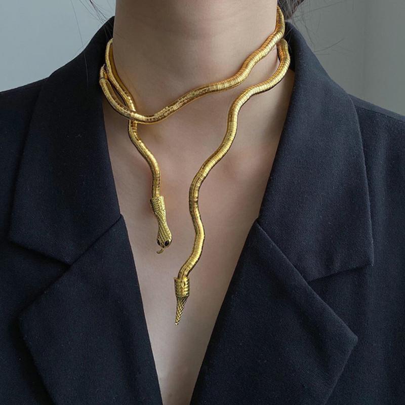 Chains Hip Hop Metal Adjustable The Mortal Instruments City Of Bones Serpent Snake Necklace For Women Girls Party Jewelery Accessories
Chains Hip Hop Metal Adjustable The Mortal Instruments City Of Bones Serpent Snake Necklace For Women Girls Party Jewelery Accessories