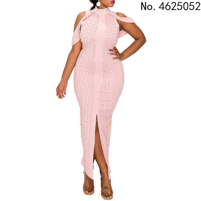 Ethnic Clothing Evening Long Africa Dress Women Stand Collar Sleeve Split Robes Summer Solid Beading Elegant Chic African Party Dresses Gown
Ethnic Clothing Evening Long Africa Dress Women Stand Collar Sleeve Split Robes Summer Solid Beading Elegant Chic African Party Dresses Gown