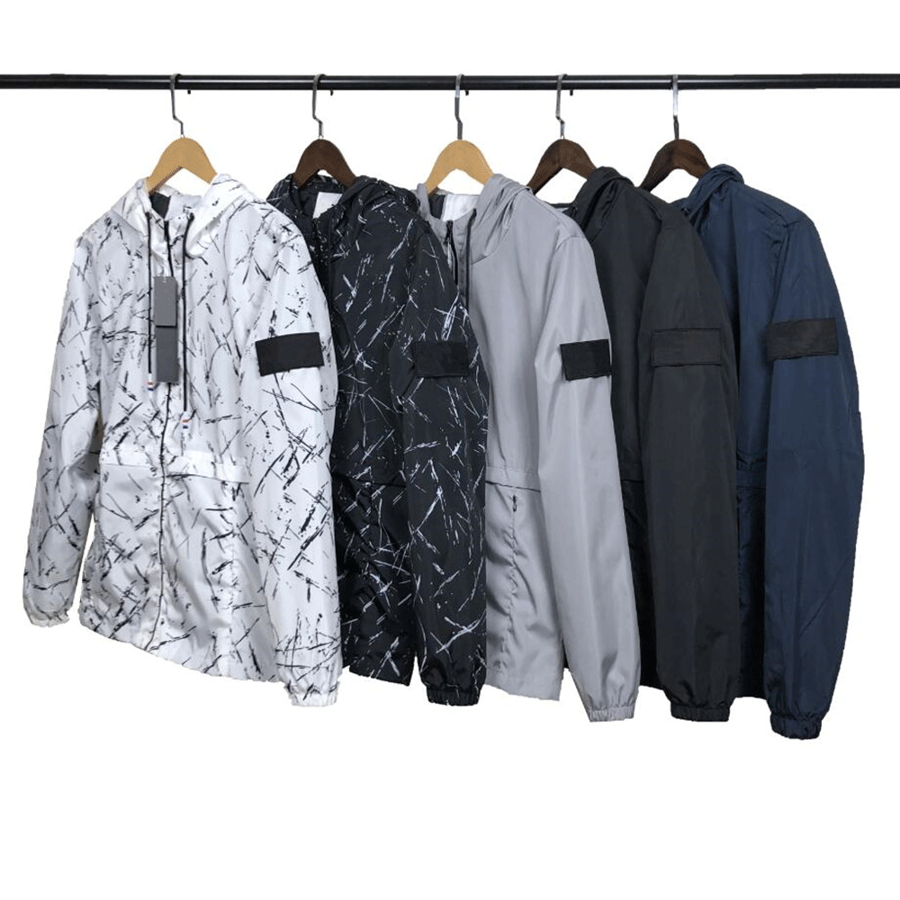 Designer Mens Jacket Spring Autumn Coat Windrunner Fashion Hooded Jackets Sports Windbreaker Casual Zipper Coats Man Outerwear Clothing, Black
Designer Mens Jacket Spring Autumn Coat Windrunner Fashion Hooded Jackets Sports Windbreaker Casual Zipper Coats Man Outerwear Clothing, Black