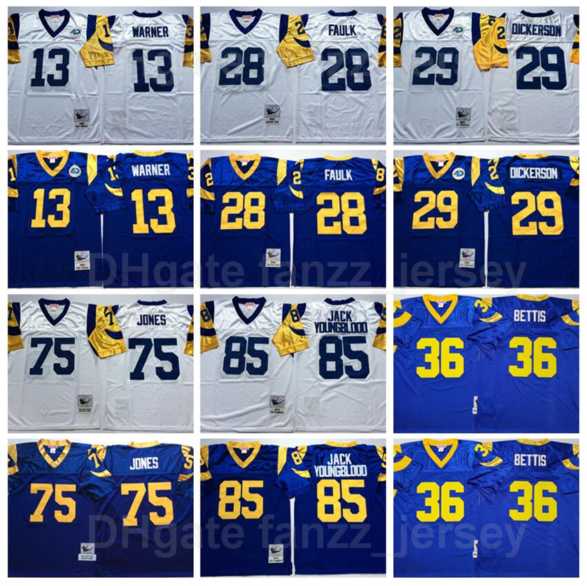 NCAA Vintage Football Retro 29 Eric Dickerson Jersey 13 Kurt Warner 28 Marshall Faulk 85 Jack Youngblood 75 Deacon Jones 36 Jerome Bettis, 13 purple
NCAA Vintage Football Retro 29 Eric Dickerson Jersey 13 Kurt Warner 28 Marshall Faulk 85 Jack Youngblood 75 Deacon Jones 36 Jerome Bettis, 13 purple