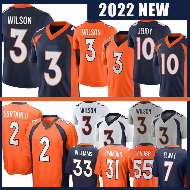 3 Russell Wilson Patrick Surtain II Football Jersey Jerry Jeudy Denver''Broncos''Teddy Bridgewater Peyton Manning Justin Simmons Javonte Williams John Elway
3 Russell Wilson Patrick Surtain II Football Jersey Jerry Jeudy Denver''Broncos''Teddy Bridgewater Peyton Manning Justin Simmons Javonte Williams John Elway