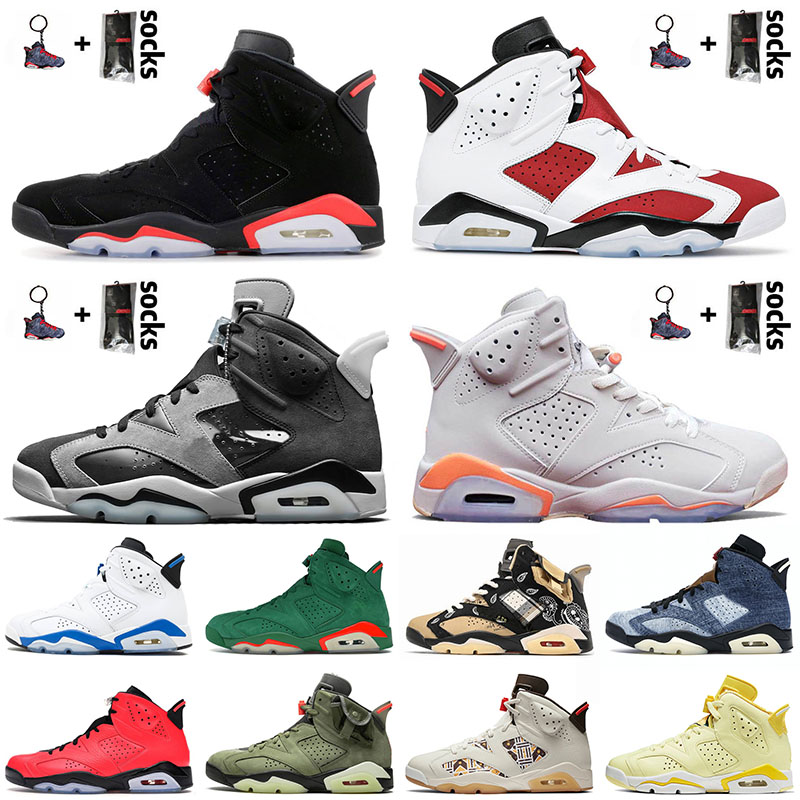 High Jumpman 6 6s Basketball Shoes VI Black Infrared Carmine Smoke Grey Gatorade Men Women Sports Blue Cactus Jack Outdoor Trainers Sneakers
High Jumpman 6 6s Basketball Shoes VI Black Infrared Carmine Smoke Grey Gatorade Men Women Sports Blue Cactus Jack Outdoor Trainers Sneakers