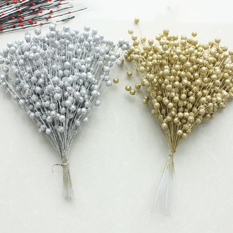 Decorative Flowers & Wreaths Artificial Foam Christmas Berries Golden Glitter Sparkle Fake Flower DIY Decor Home Tables Wedding Bouquet Whol
Decorative Flowers & Wreaths Artificial Foam Christmas Berries Golden Glitter Sparkle Fake Flower DIY Decor Home Tables Wedding Bouquet Whol