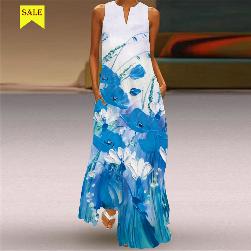 2021movokaka sleeveless long dress 2021 casual beach women summer dress lady v neck butterfly printed dresses elegant womens dress, Black;gray
2021movokaka sleeveless long dress 2021 casual beach women summer dress lady v neck butterfly printed dresses elegant womens dress, Black;gray