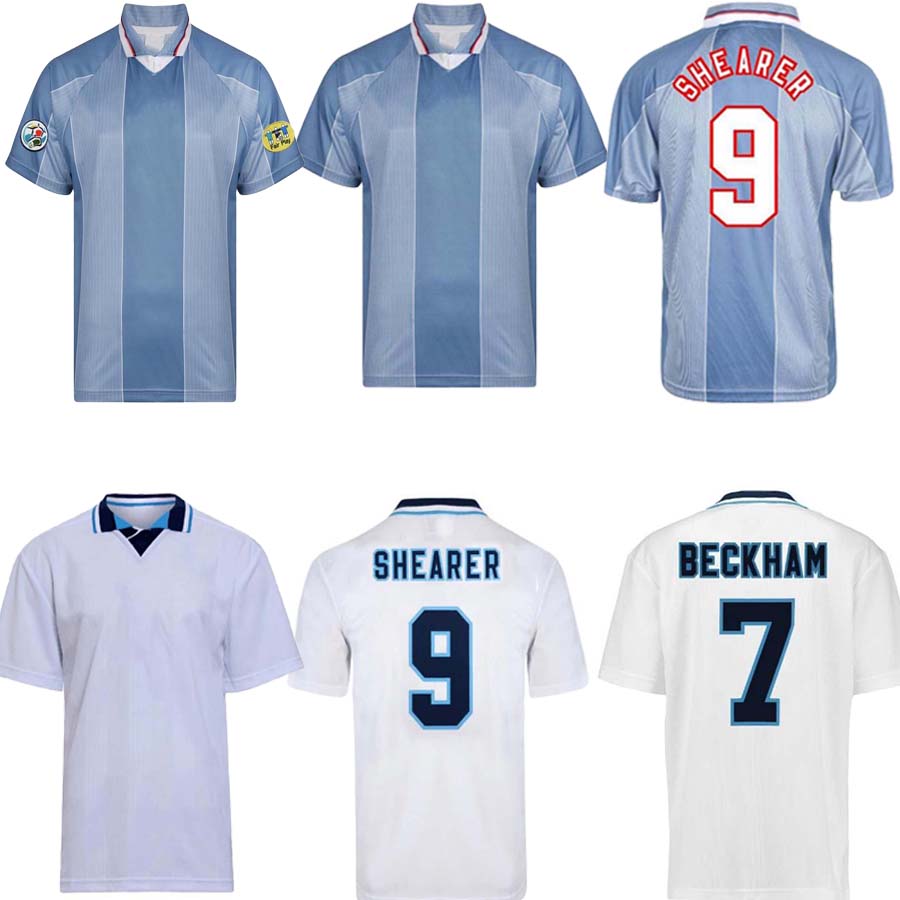 Retro 1995-97 Soccer Jerseys Beckham Shearer Gascoigne Scholes Owen Fowler McManaman Redknapp Vintage Shirt Classic Kit, Red
Retro 1995-97 Soccer Jerseys Beckham Shearer Gascoigne Scholes Owen Fowler McManaman Redknapp Vintage Shirt Classic Kit, Red