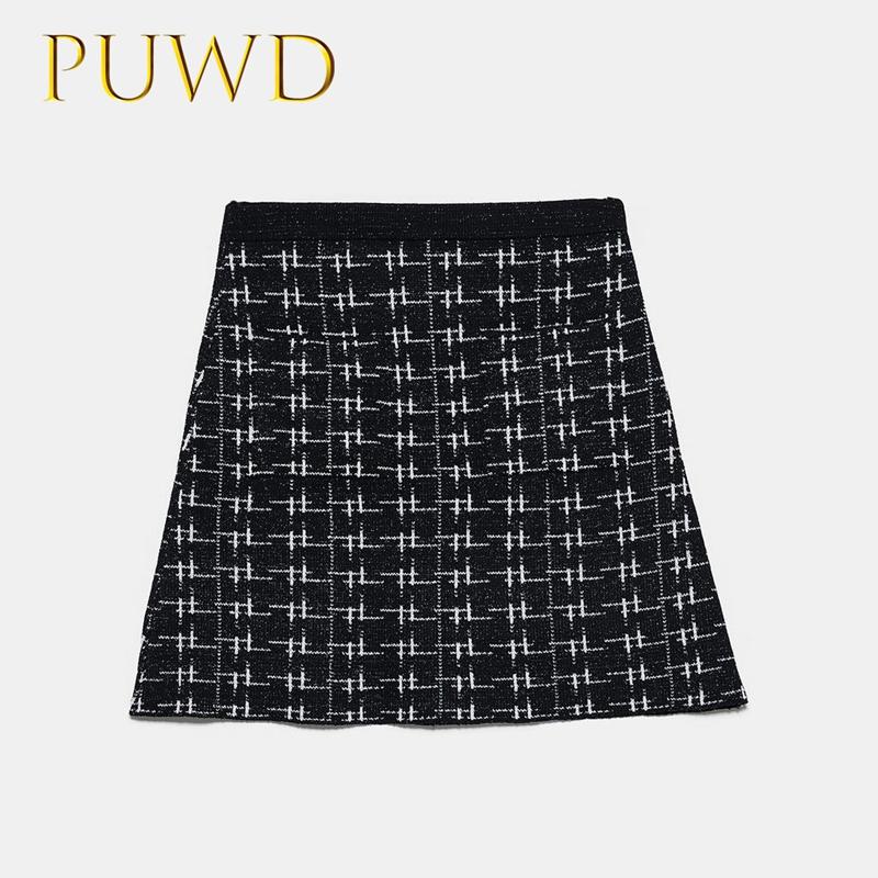 Skirts PUWD 2021 High Waist Plaid Knitted Buttock Skirt In Autumn, As pic
Skirts PUWD 2021 High Waist Plaid Knitted Buttock Skirt In Autumn, As pic