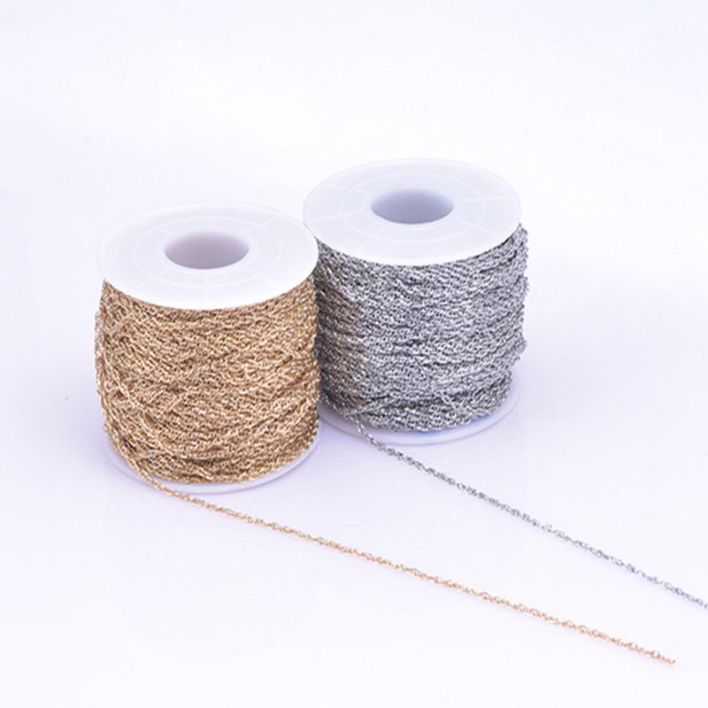 1Meter/Lot Stainless Steel Vintage Tiny O Shaped Link Women Chain Necklaces Handmade Men Bracelet Jewelry Bulk Chains
1Meter/Lot Stainless Steel Vintage Tiny O Shaped Link Women Chain Necklaces Handmade Men Bracelet Jewelry Bulk Chains