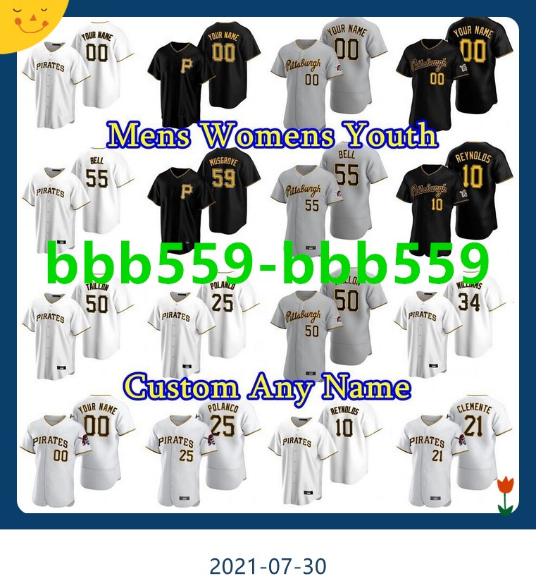 Pittsburg 2021 Jersey Pirates Chris Archer Corey Dickerson Josh Cole de Bell Tucker Jameson Taillon Jung Wagner Clemente baseball Honus Jerseys, Youth's color 4
Pittsburg 2021 Jersey Pirates Chris Archer Corey Dickerson Josh Cole de Bell Tucker Jameson Taillon Jung Wagner Clemente baseball Honus Jerseys, Youth's color 4