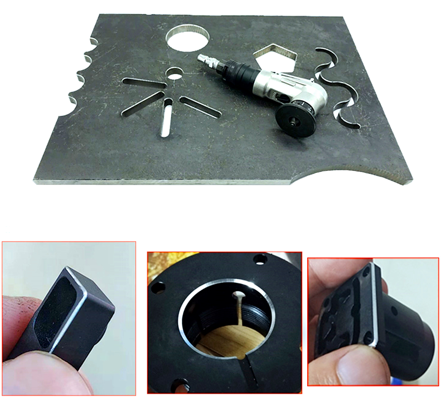 Mini Pneumatic Tools Chamfering Machine Arc Straight Edge Square Hole Metal Trimmer 45 Degree Air Chamfer Wind Power Beveling Reamer