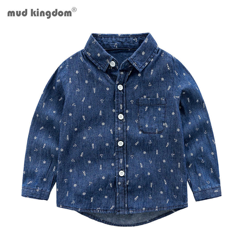Mudkingdom Boys Shirts Long Sleeve Casual Print Cotton Denim Shirt for Kids 210615, Light blue
Mudkingdom Boys Shirts Long Sleeve Casual Print Cotton Denim Shirt for Kids 210615, Light blue