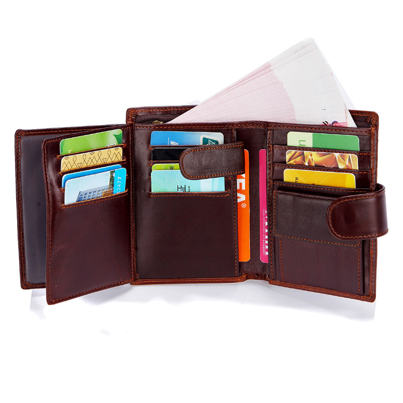 Men Short Genuine Leather Purse Handy Coin Purse Card Holder Cowhide Pouch Wallets, Coffee
Men Short Genuine Leather Purse Handy Coin Purse Card Holder Cowhide Pouch Wallets, Coffee