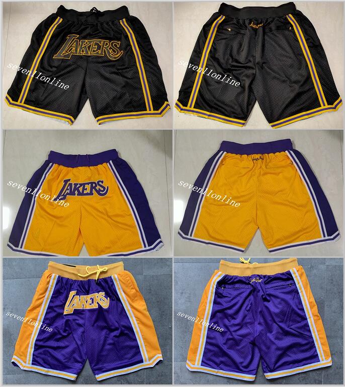 Men's Team Basketball Short Just Don Los Angeles 24 Classic Gold Purple Black Sport Stitched Shorts Hip Pop Pants With Pocket Zipper Sw
Men's Team Basketball Short Just Don Los Angeles 24 Classic Gold Purple Black Sport Stitched Shorts Hip Pop Pants With Pocket Zipper Sw