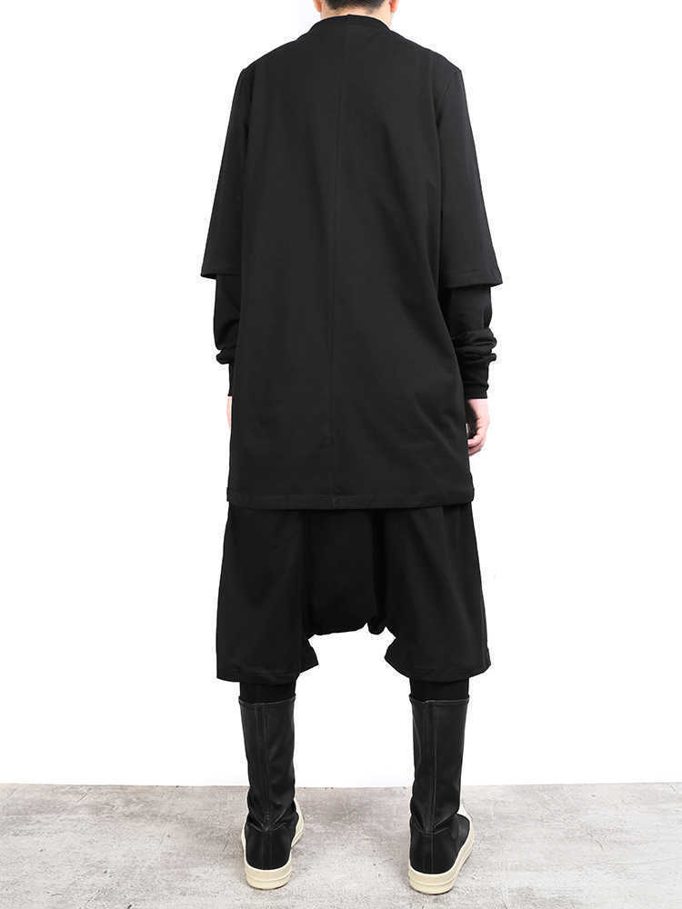 Fashion outlet 21SS Owens grey dark ro basic double layer true and false two piece long sleeve loose stitching sweater men' Rick style, Black
Fashion outlet 21SS Owens grey dark ro basic double layer true and false two piece long sleeve loose stitching sweater men' Rick style, Black