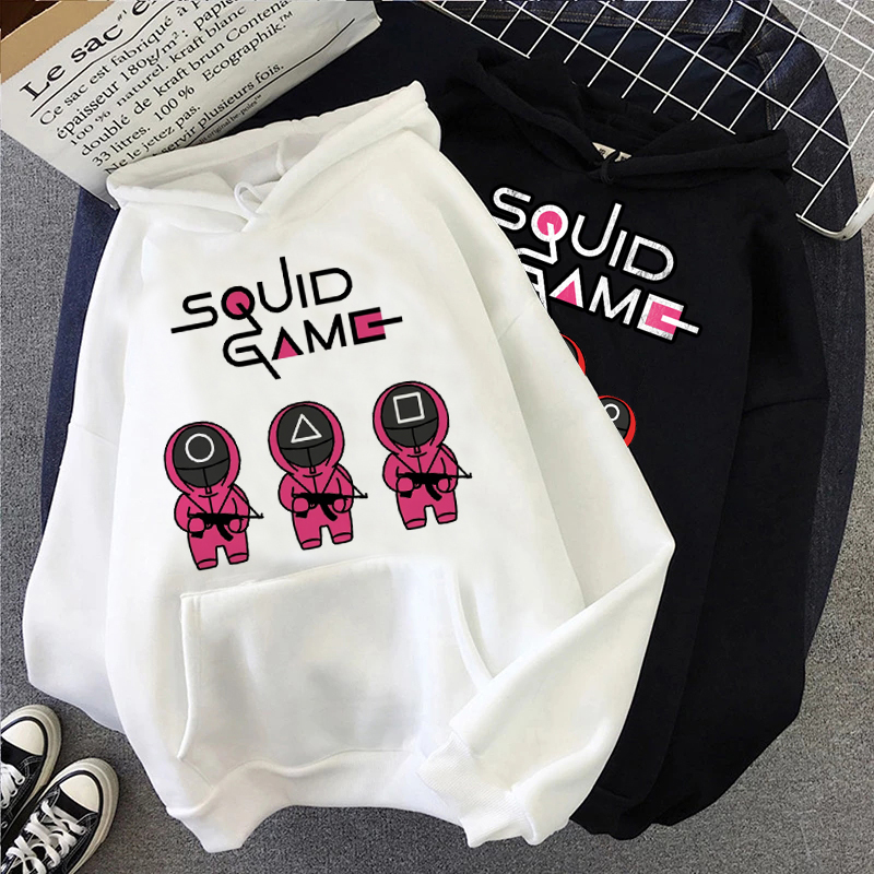 squid game hoodie male cute print couple keep in winter 456 graphic street outfit funny anime, Black
squid game hoodie male cute print couple keep in winter 456 graphic street outfit funny anime, Black