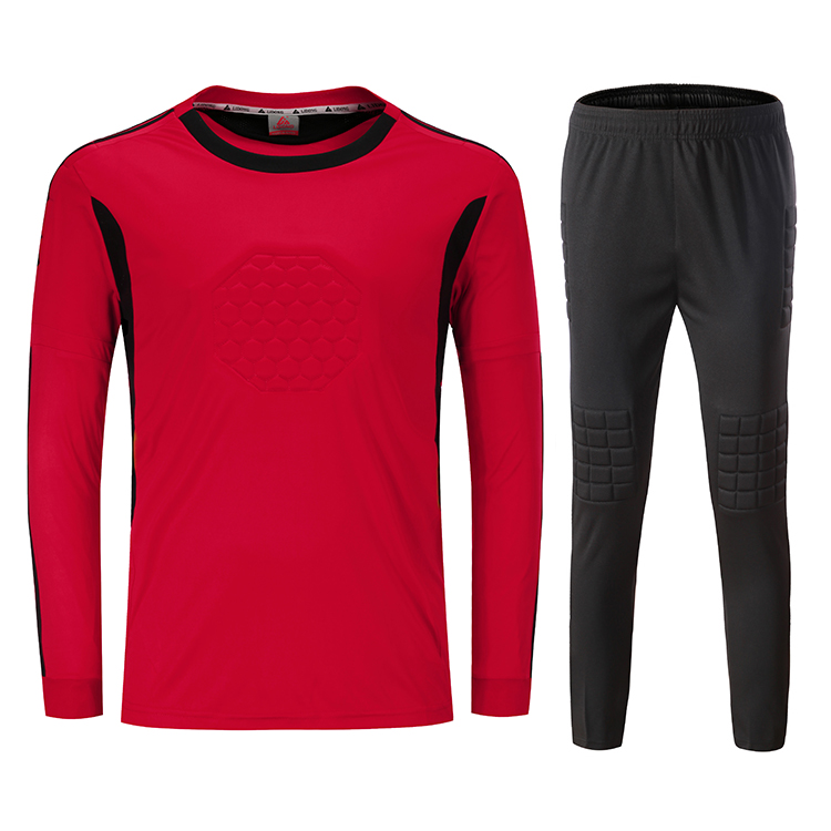 Training Soccer Goalkeeper Jersey Suit Quick Dry Goal keeper Long Sleeve Kit football Uniforms, Blue
Training Soccer Goalkeeper Jersey Suit Quick Dry Goal keeper Long Sleeve Kit football Uniforms, Blue
