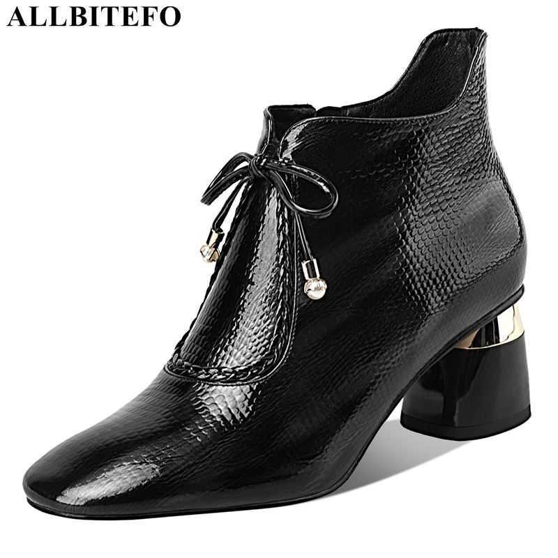 ALLBITEFO large size:34-41 genuine leather square toe thick heels ankle boots for woemn brand high heels women boots women heels 210611, As picture
ALLBITEFO large size:34-41 genuine leather square toe thick heels ankle boots for woemn brand high heels women boots women heels 210611, As picture
