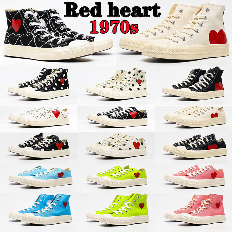 

2021 classic casual men womens Red heart canvas shoes 1970s star Sneakers chuck 70 chucks 1970 Big Eyes Sneaker platform stras shoe Jointly Name Converse campus, 35-39