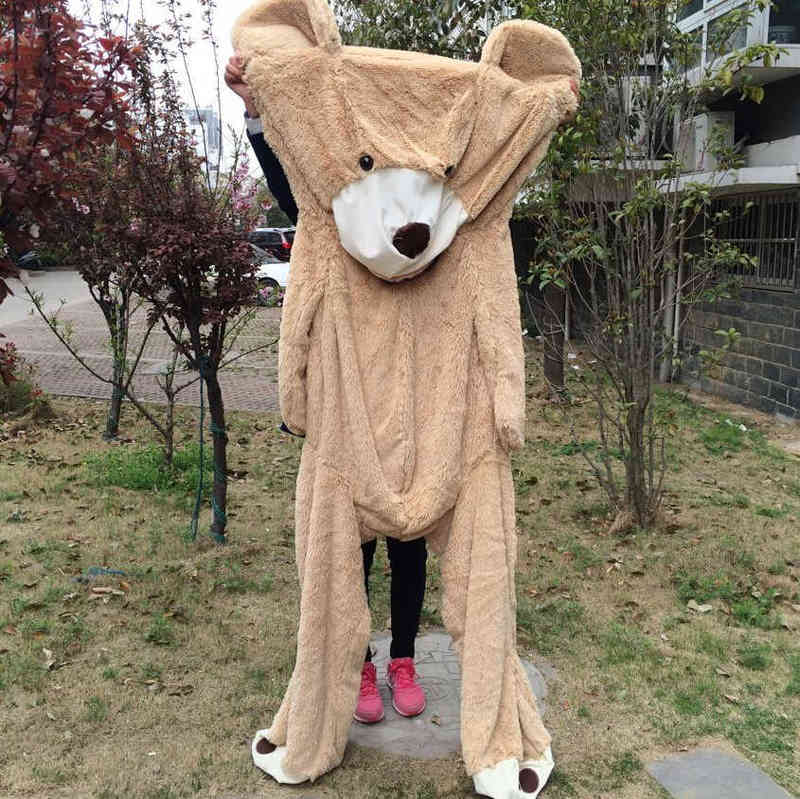 100cm-200cm America Giant Teddy Bear Plush Toys Soft Teddy Bear Skin Popular Birthday & Valentine's Gifts For Girls Kid's Toy R231128