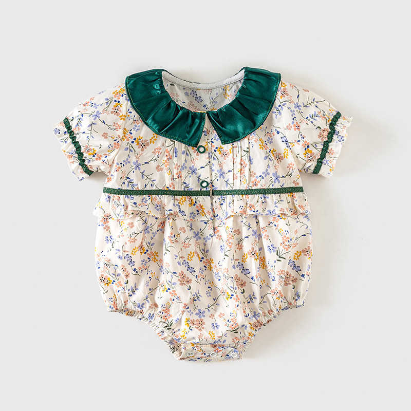 Korean Baby Girl Floral Romper Infant Cotton Rompers born Girls 1st Birthday Bodysuit Children Boutique Clothes 6M 9M 24M 210615
Korean Baby Girl Floral Romper Infant Cotton Rompers born Girls 1st Birthday Bodysuit Children Boutique Clothes 6M 9M 24M 210615