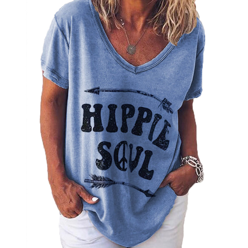 Womens T-Shirt Print V-neck Tee Solid Color Loose Casual Round Neck Pullover Long Sleeve, Yellow
Womens T-Shirt Print V-neck Tee Solid Color Loose Casual Round Neck Pullover Long Sleeve, Yellow