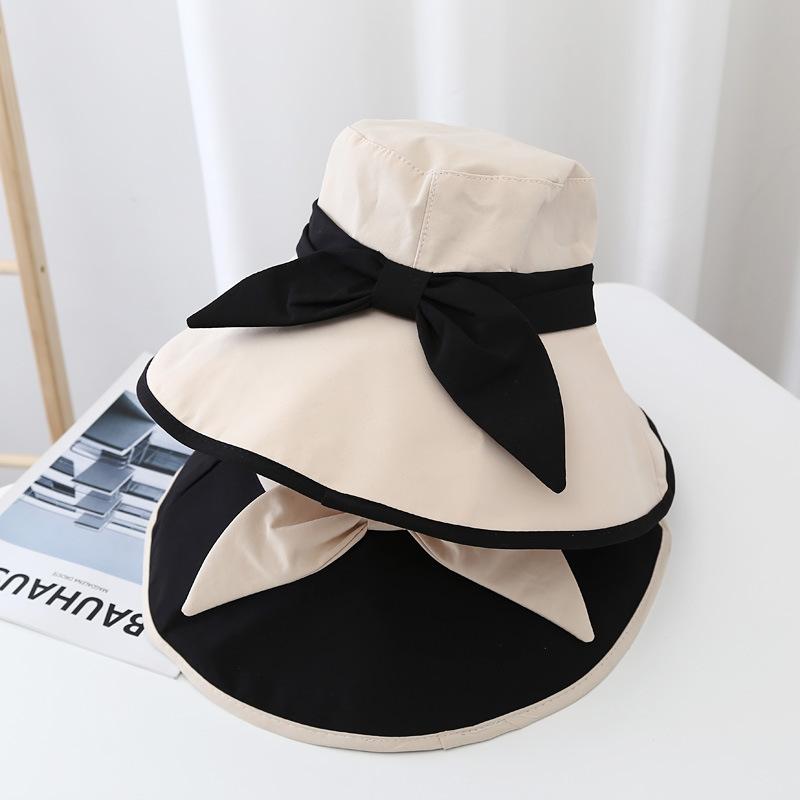 Wide Brim Hats 2021 Spring Summer Ladies Big Bow Korean Shade Fisherman Hat Elegant Temperament Versatile Dome, White
Wide Brim Hats 2021 Spring Summer Ladies Big Bow Korean Shade Fisherman Hat Elegant Temperament Versatile Dome, White
