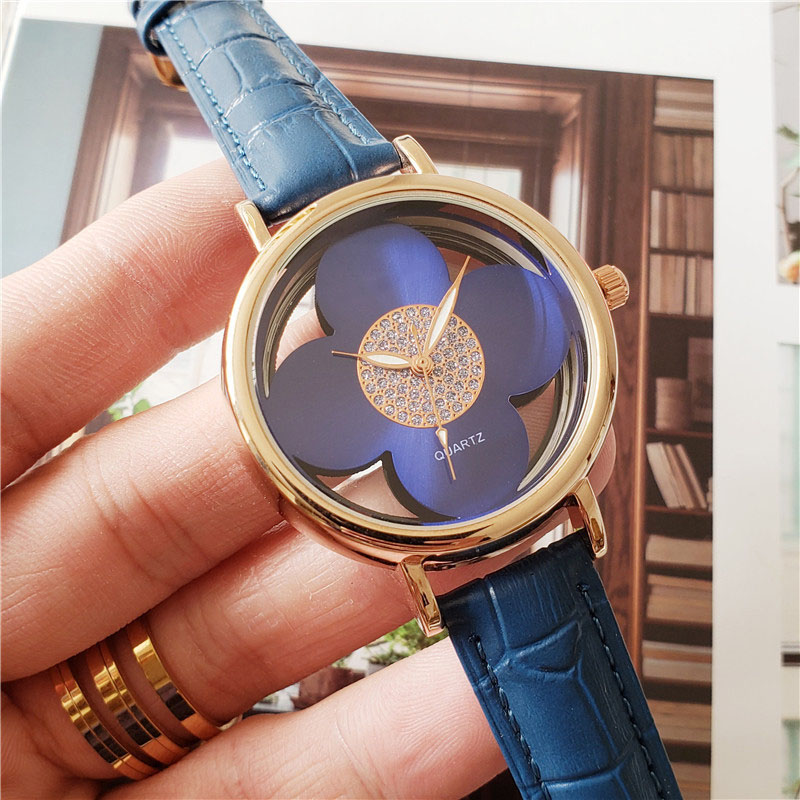Full Brand Wrist Watches Women Girl Luxury Hollow Flowers Style Leather Strap Quartz Clock L11, Black
Full Brand Wrist Watches Women Girl Luxury Hollow Flowers Style Leather Strap Quartz Clock L11, Black