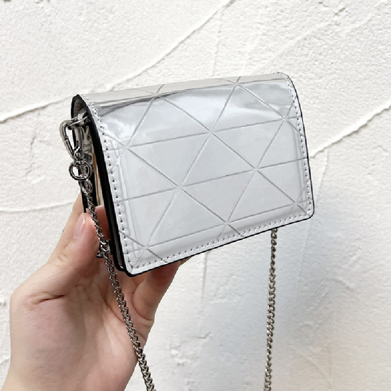 Mini Women Silver Chain Bags Designer Crossbody Shoulder Phone Bag Leather Fashion Lady Tiny Purses Triangle Sequin Cute Evening Chains Cross Body High Quality, Contact seller
Mini Women Silver Chain Bags Designer Crossbody Shoulder Phone Bag Leather Fashion Lady Tiny Purses Triangle Sequin Cute Evening Chains Cross Body High Quality, Contact seller