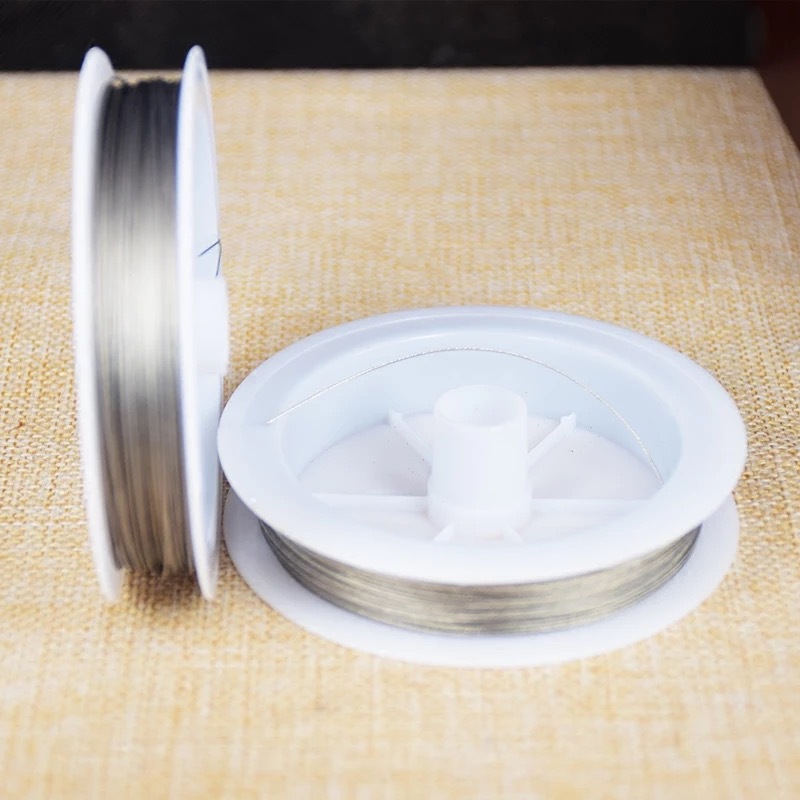 Metal Wire Stainless Steel Thread Cord for Stringing Beads Together ,Beads Bracelet Necklace DIY Jewelry Finding Accessory