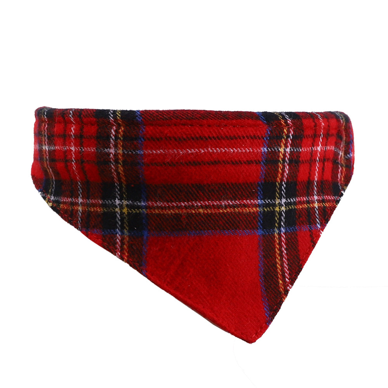Dog Bandana Christmas Plaid Pet Scarf Triangle Bibs Kerchief Pets Accessories Bib For Small Medium Large Dogs Xmas Gift BH5425 TYJ