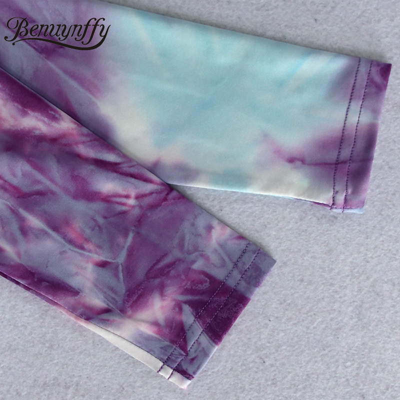 Turtleneck Long Sleeve Tie Dye Bodysuit Women Spring Plus Size Body Top Streetwear Casual Ladies Slim Fit Bodysuits 210510