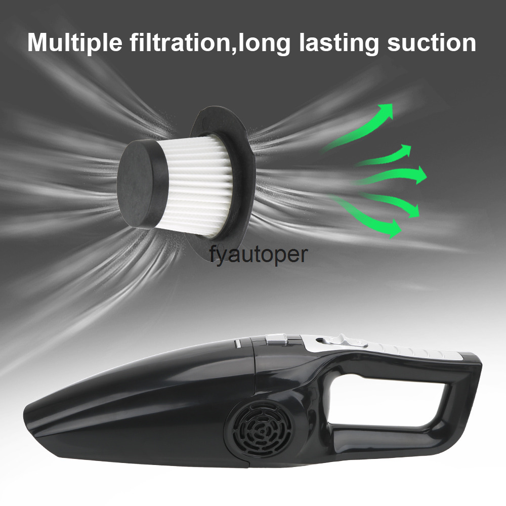 12V 120W Car Vacuum Cleaner Vehicle Specialty Tools Powerful Handheld Mini Vacuum Cleaners High Suction Portable Wet And Dry Dual-use Vacuum Duster