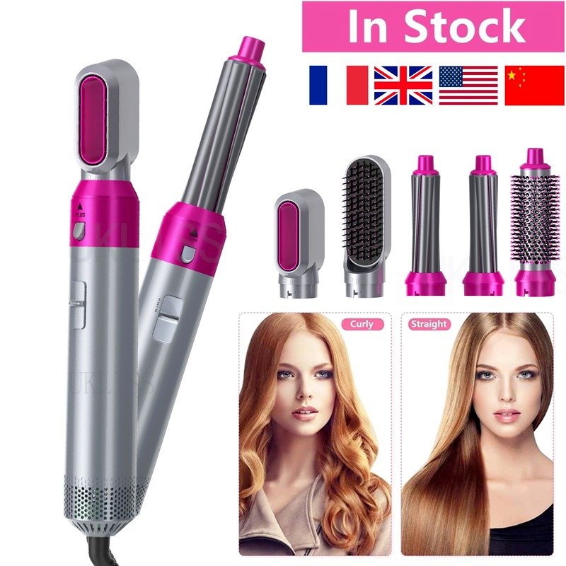 Hair Dryer Brush 5 In 1 Electric Blow Comb Curling Wand Detachable Kit Negative Ion Straightener
Hair Dryer Brush 5 In 1 Electric Blow Comb Curling Wand Detachable Kit Negative Ion Straightener