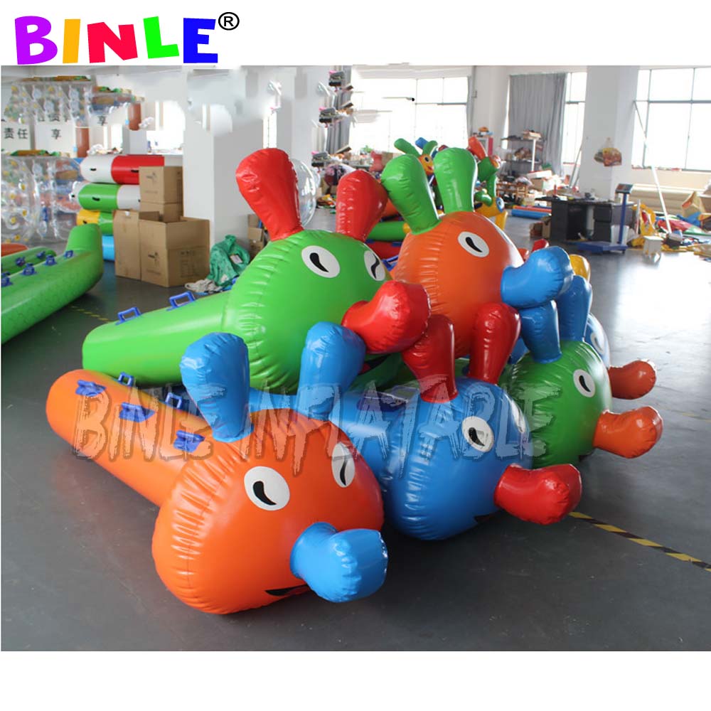 Interesting sports games props inflatable caterpillar racing body intelligent activities development training team building equipment