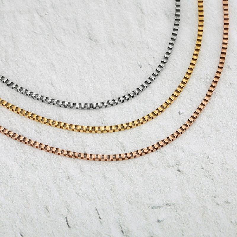 Wholesale 3mm Largo Box Chain Choker Necklace Stainless Steel 41cm As Fashion Lady Gift 10pcs/lot Chains
Wholesale 3mm Largo Box Chain Choker Necklace Stainless Steel 41cm As Fashion Lady Gift 10pcs/lot Chains