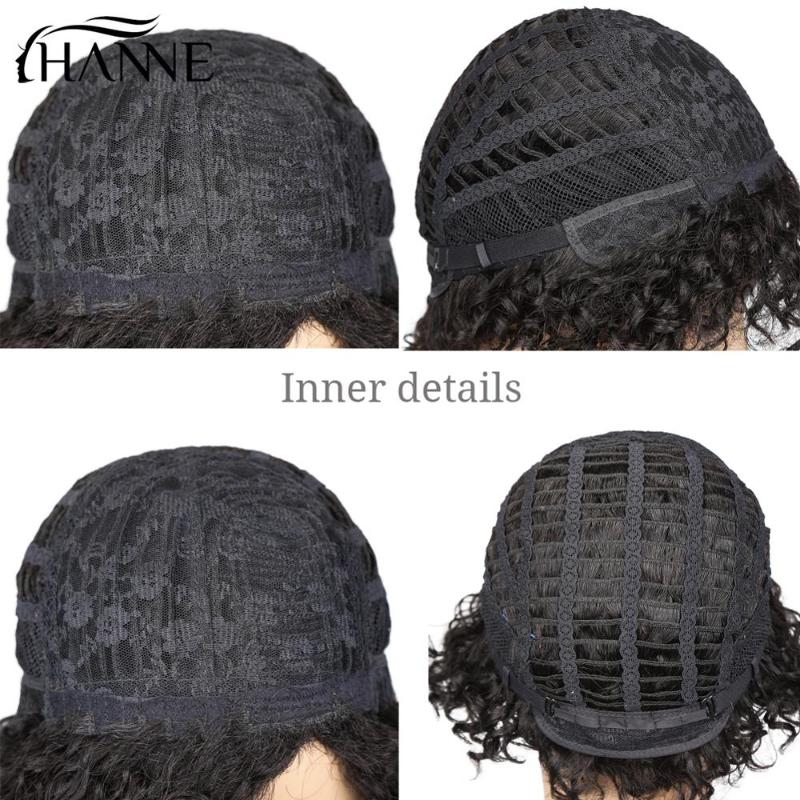 Lace Wigs Short Bob Curly Hair Pixie Cut Brazilian Human For Black Women Natural Remy Wig 150% Density Glueless Side Part