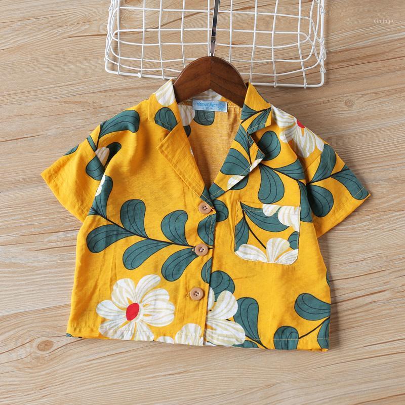 Children Two-piece Clothes Set Floral Printed Pattern Lapel Collar Short Sleeve Tops + Shorts Casual Outfit Daily Wear Summer Clothing Sets, White
Children Two-piece Clothes Set Floral Printed Pattern Lapel Collar Short Sleeve Tops + Shorts Casual Outfit Daily Wear Summer Clothing Sets, White