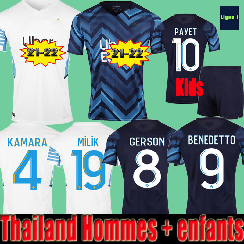 Marseille soccer jersey Olympique De 21 22 OM 2021 2022 maillot foot Gerson CUISANCE GUENDOUZI BENEDETTO KAMARA PAYET Balerdi football shirts men + kids kit, Kids home 21 22
Marseille soccer jersey Olympique De 21 22 OM 2021 2022 maillot foot Gerson CUISANCE GUENDOUZI BENEDETTO KAMARA PAYET Balerdi football shirts men + kids kit, Kids home 21 22
