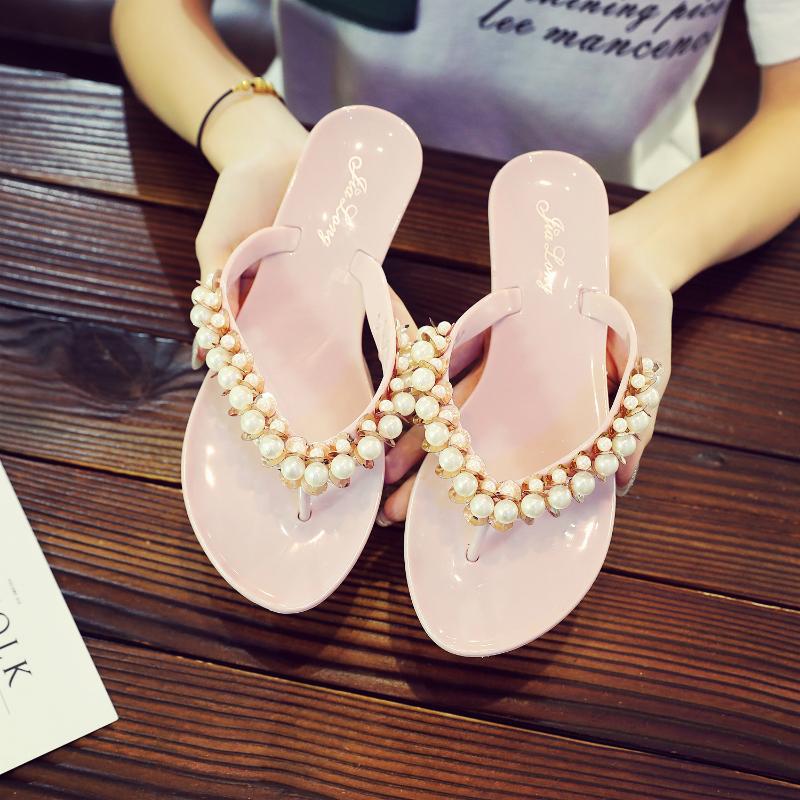 Slippers Summer Women Flat Flip Flops Beach Sandals Lovely Girls Ladies Fashion Bling Pearl Flats Shoes, Black
Slippers Summer Women Flat Flip Flops Beach Sandals Lovely Girls Ladies Fashion Bling Pearl Flats Shoes, Black