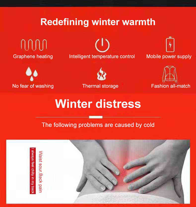 Winter Outdoor Men Electric Heated Jacket USB Heating Vest Winter Thermal Clothes Thermostatic Double Switch Warm Hunting Jacket 211111