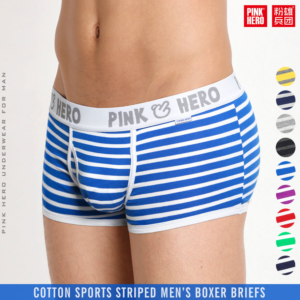 5PC Pink Heroes High-Quality Cotton Underwear Men Boxer Shorts Classic Striped Male Underpants U Convex Pouch, Dlngy
5PC Pink Heroes High-Quality Cotton Underwear Men Boxer Shorts Classic Striped Male Underpants U Convex Pouch, Dlngy