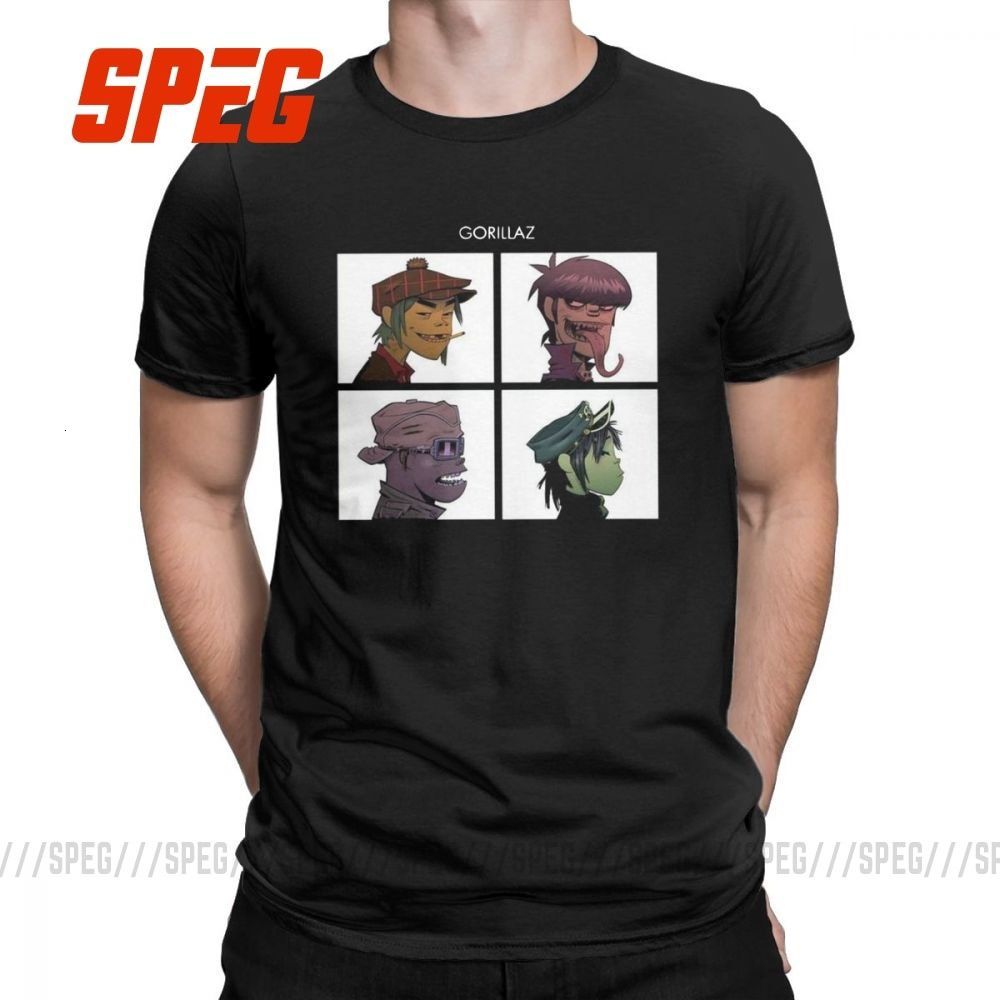 Vintage Gorillaz Gateltenan T-Shirt Men Round Collar Cotton T Shirt Short Sleeve Tees Gift Idea Clothes
Vintage Gorillaz Gateltenan T-Shirt Men Round Collar Cotton T Shirt Short Sleeve Tees Gift Idea Clothes