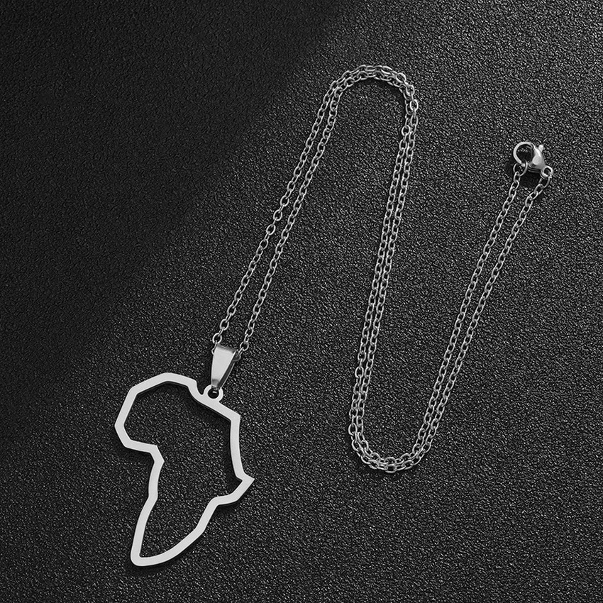 Shape Africa map Pendant necklace Stainless Steel Hip Hop Gold chains Necklaces for women men fashion jewelry
Shape Africa map Pendant necklace Stainless Steel Hip Hop Gold chains Necklaces for women men fashion jewelry