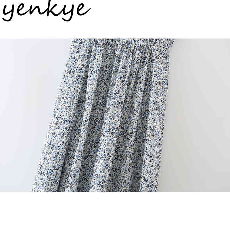 Vintage Floral Print Halter Dress Women Sleeveless Elastic Waist Casual Summer Long Maxi Female Holiday Vestido 210430