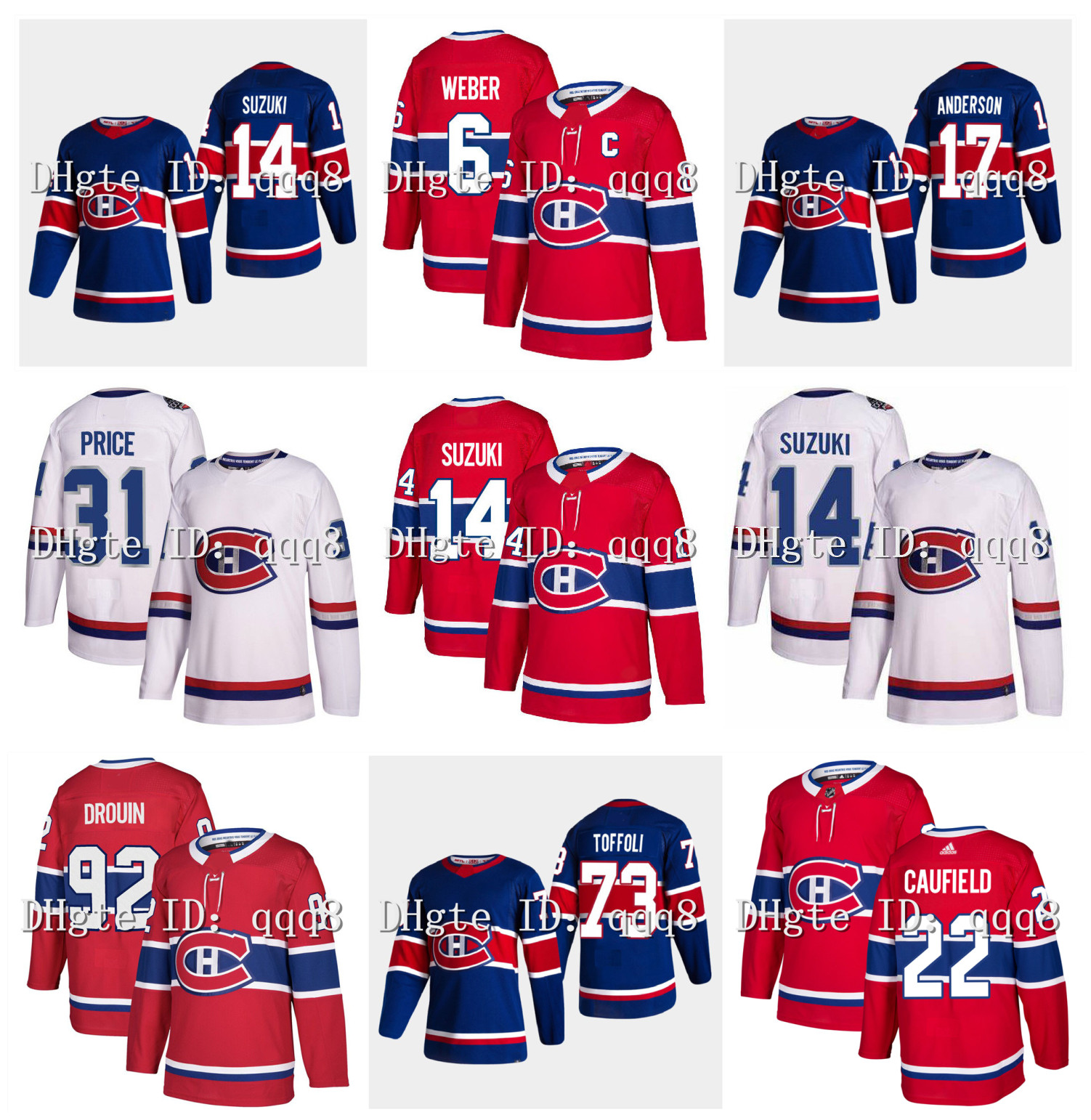 22 Cole Caufield Montreal Canadiens Hockey Jersey 14 Nick Suzuki 17 Josh Anderson 73 Tyler Toffoli 6 Shea Weber 11 Brendan Gallagher 92 Jonathan Drouin 31 Carey Price, As pic
22 Cole Caufield Montreal Canadiens Hockey Jersey 14 Nick Suzuki 17 Josh Anderson 73 Tyler Toffoli 6 Shea Weber 11 Brendan Gallagher 92 Jonathan Drouin 31 Carey Price, As pic